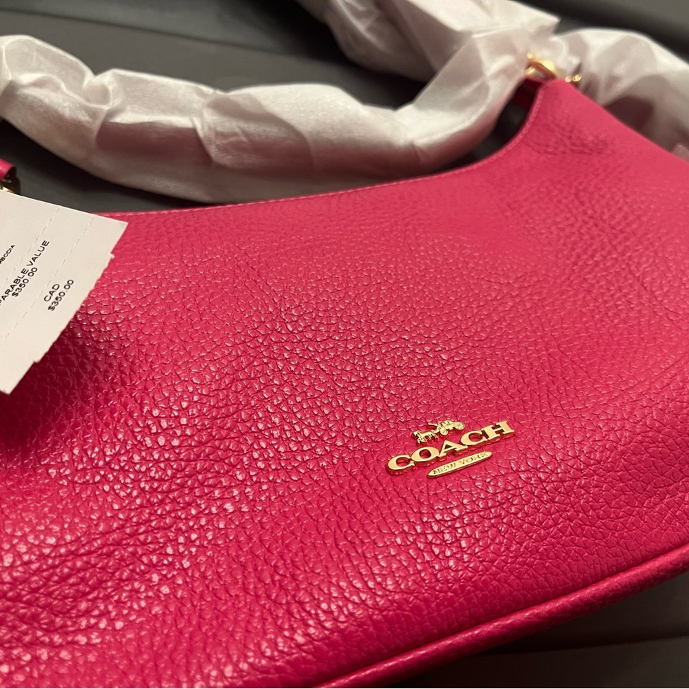 COACH Pennie Shoulder Bag in Bold Pink